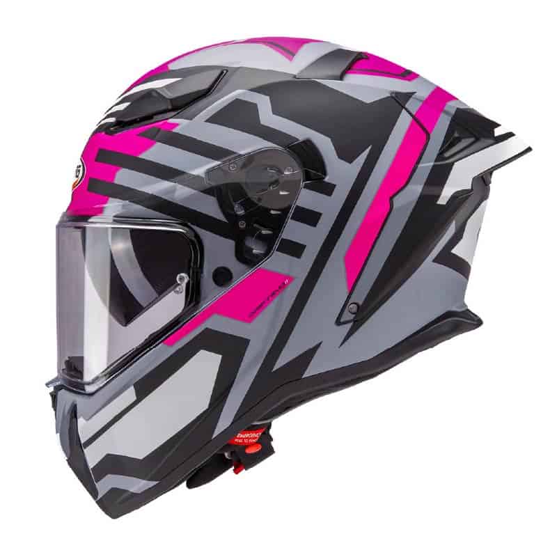 HORIZON N6 MATT GREY / BLACK / FUCHSIA - DRIFT EVO II