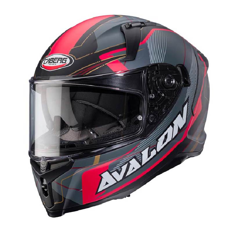 L7 OPTIC MATT BLACK / GREY / RED - AVALON X