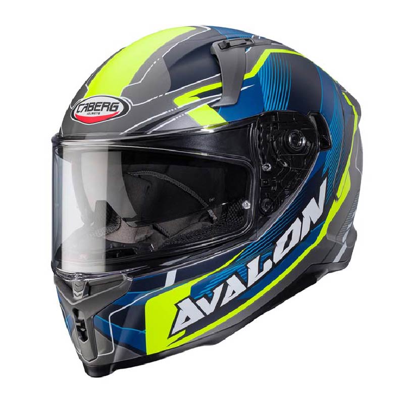 L8 OPTIC MATT GREY / BLUE / YELLOW FLUO - AVALON X