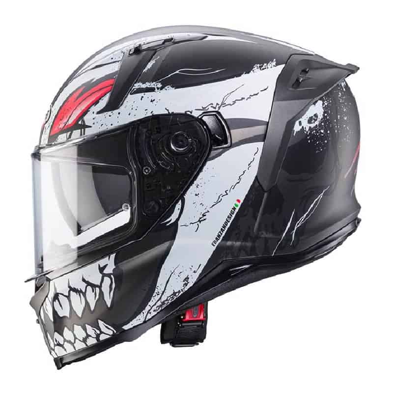 K8 PUNK MATT BLACK / GREY / RED - AVALON X