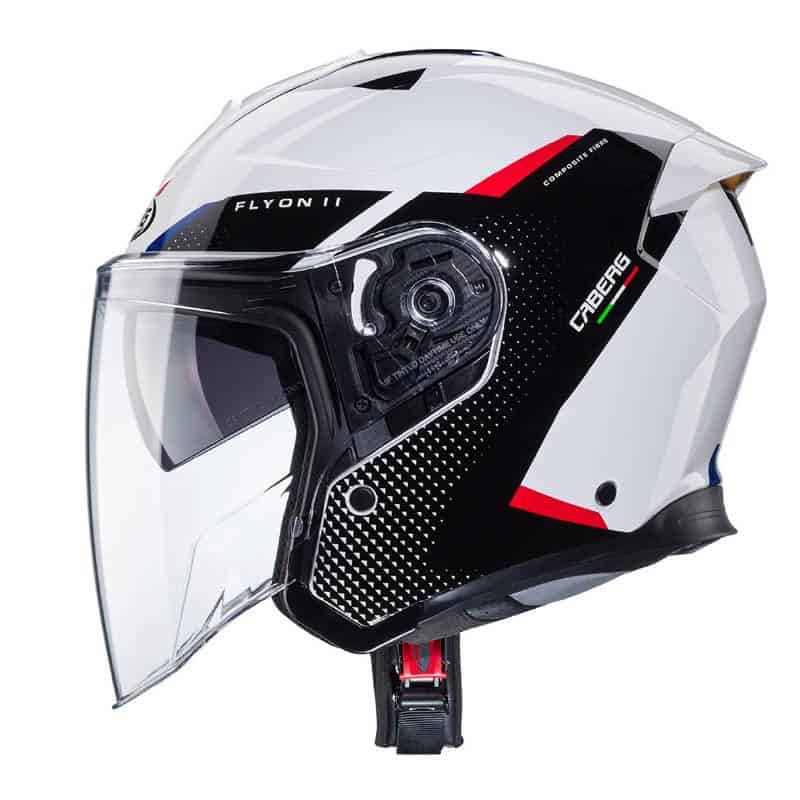 M6 WHITE / BLACK / RED / BLUE - FIBERGLASS - FLYON II BOSS