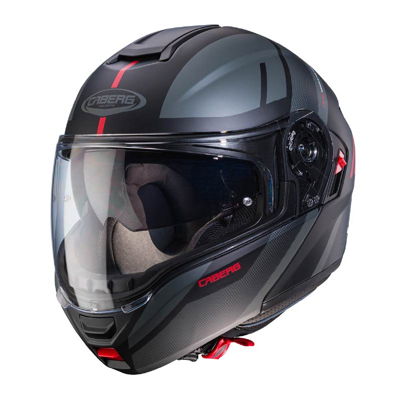 H9 MATT BLACK / ANTHRACITE / RED - MANTA - LEVO X