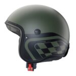DAYTONA P4 Matt Military Green/Black/Silver - FREERIDE X