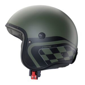 DAYTONA P4 Matt Military Green_Black_Silver – FREERIDE X